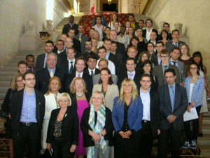 Photo des Jeunes Actifs des Hauts-de-Seine à l'Assemblée Nationale